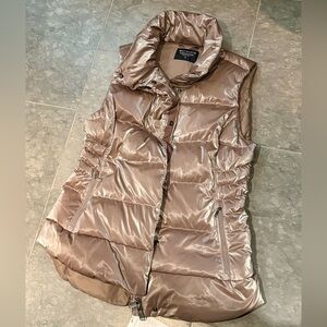 Athleta downtown metallic vest, size s NWT